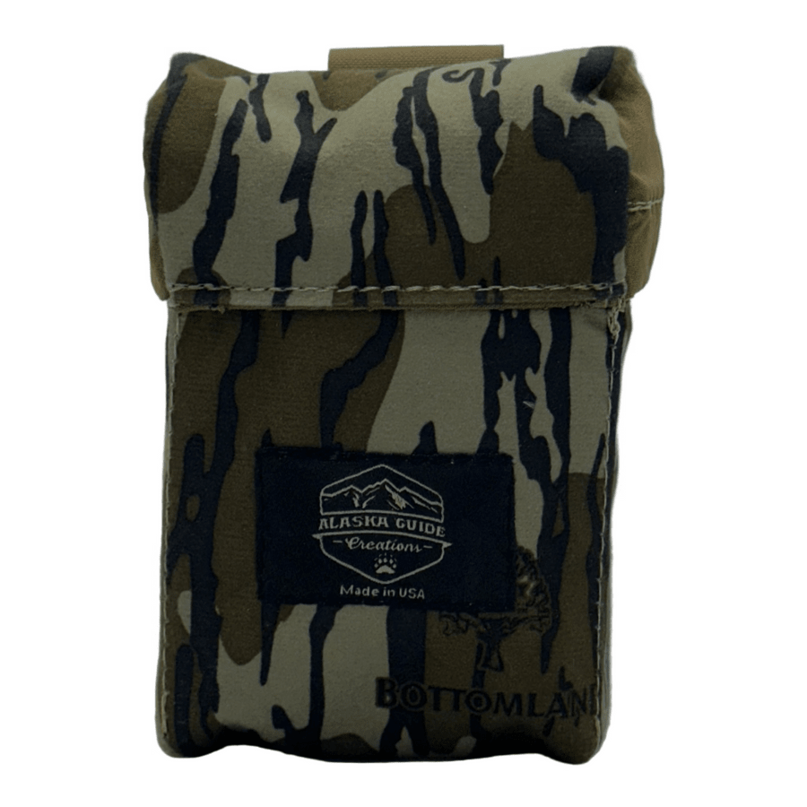 Alaska Guide Creations Flex Nylon Webbing Tricot Foam Mossy Oak Bottomland Rangefinder Pouch FRF-MOBL