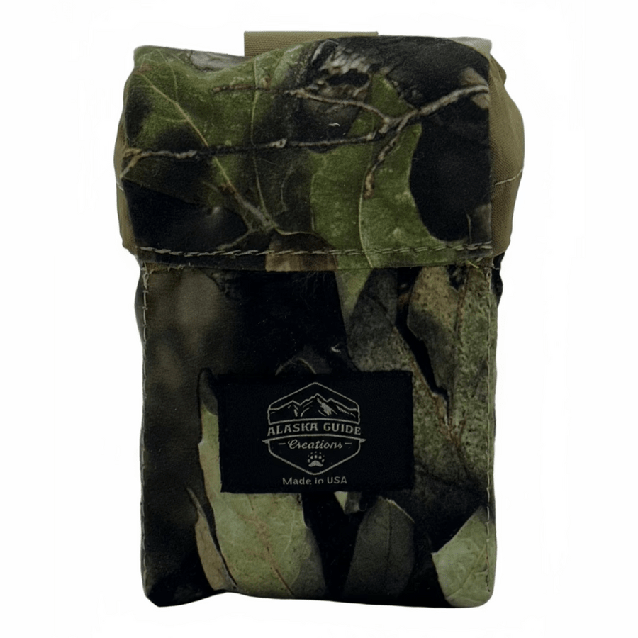 Alaska Guide Creations Flex Nylon Webbing Tricot Foam Mossy Oak Break-Up Country Rangefinder Pouch FRF-MOBU