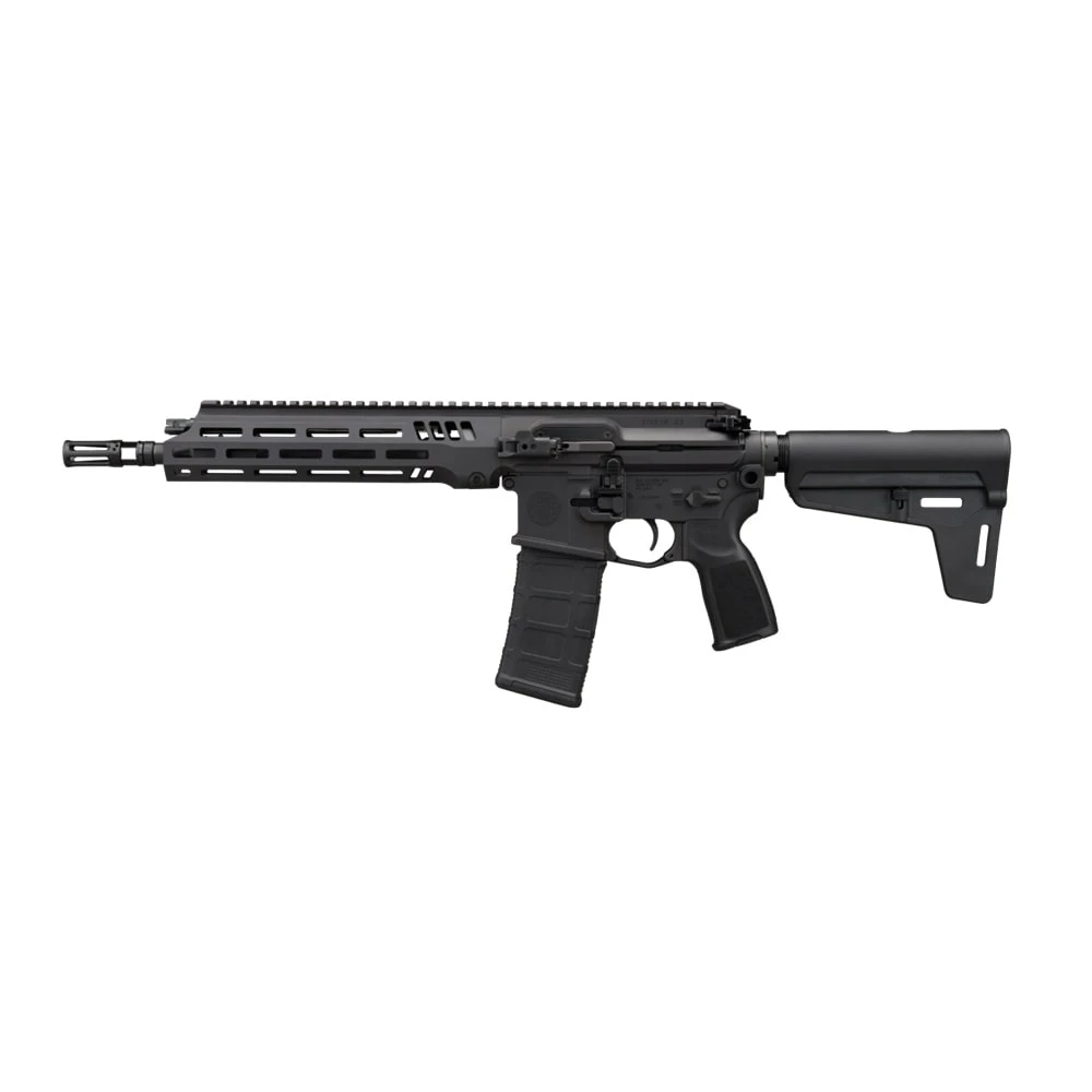 Sig Sauer SIG516 G3 5.56 NATO 11.5" Bbl Flash Hider AL M-LOK Handguard Matchlite Duo Curved BSL Brace Black Pistol w/(1) 30rd Mag P516G3-556N-11B