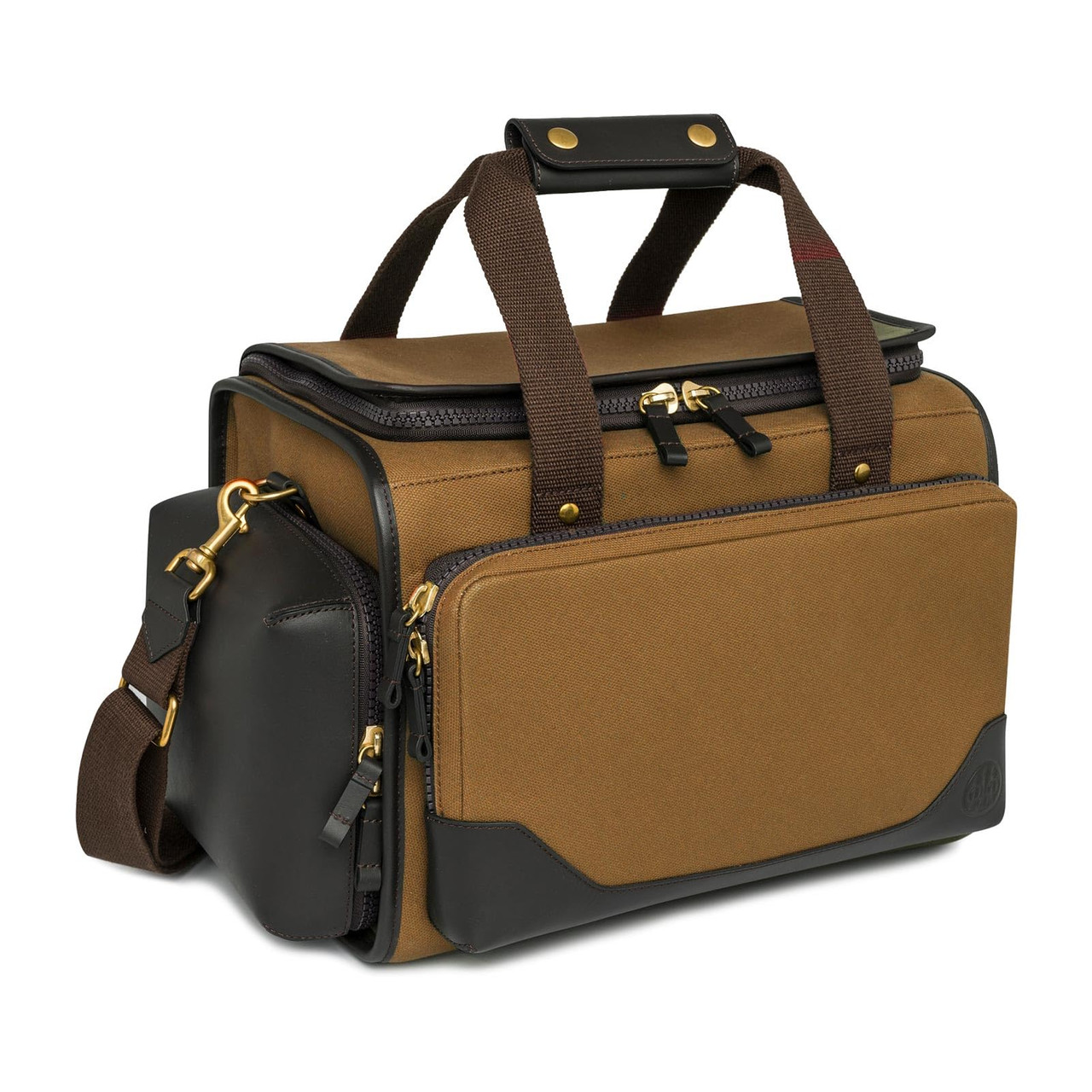 Beretta Terrain Evo Field Bag, Otter w/ Customizable Compartments & Reinforced Leather Pocket BS752T25210836UNI
