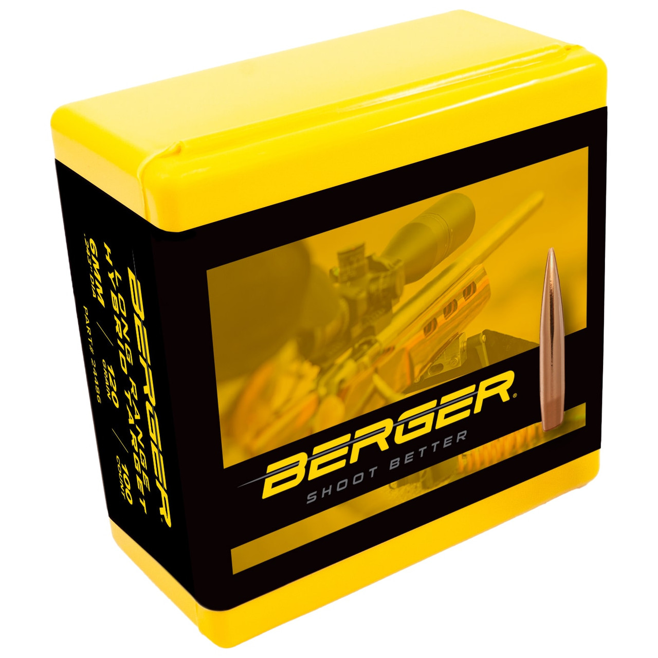 Berger Bullets 6mm 120gr LR Hybrid Target, Box of 100 24486