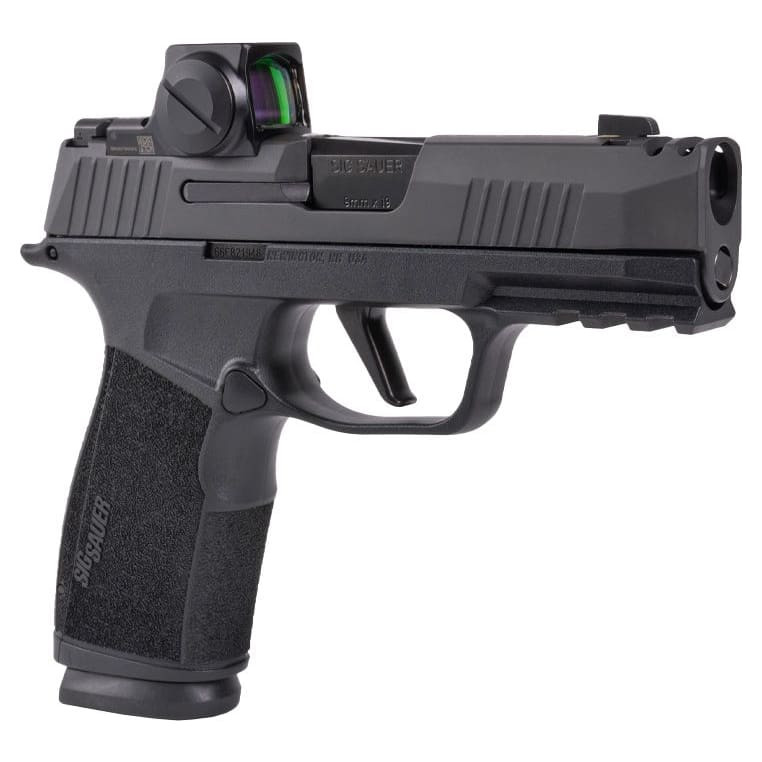 Sig Sauer P365 XMACRO Romeo-RS Compact 9mm 3.7" Bbl Striker Supp X-Ray 3 Poly Grip Black Pistol w/(2) 17rd Mag 365XCA-9-BXR3P-RS
