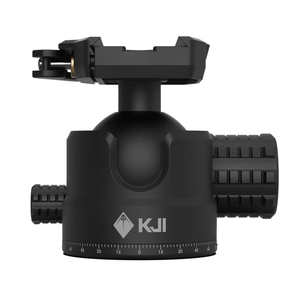 KJI Tripods Nomad 40mm ARCA Swiss 360 Degree Pan 90 Degree Tilt Aluminum Ball Head KJ86024