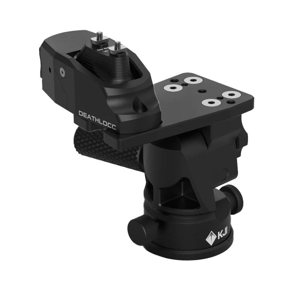 KJI Tripods Reaper Rail Death Locc 360 Degree Pan Anodized Aluminum Pan & Tilt Mount KJ86027