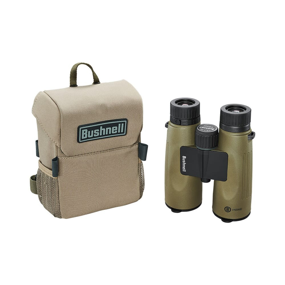 USED Bushnell Prime 12x50 Slate Green Roof FMC WP/FP Binoculars w/Vault Bino Pack BP1250VTC - Like New - Damaged Box USED10179