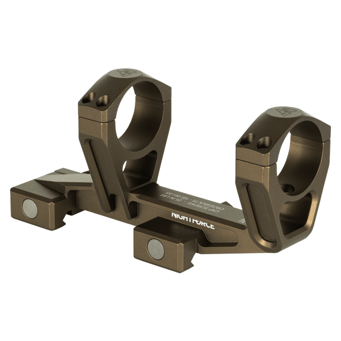 Nightforce X-Treme Duty 34mm 1.93" 0 MOA Dark Earth DEMO Ultramount Scope Mount A685
