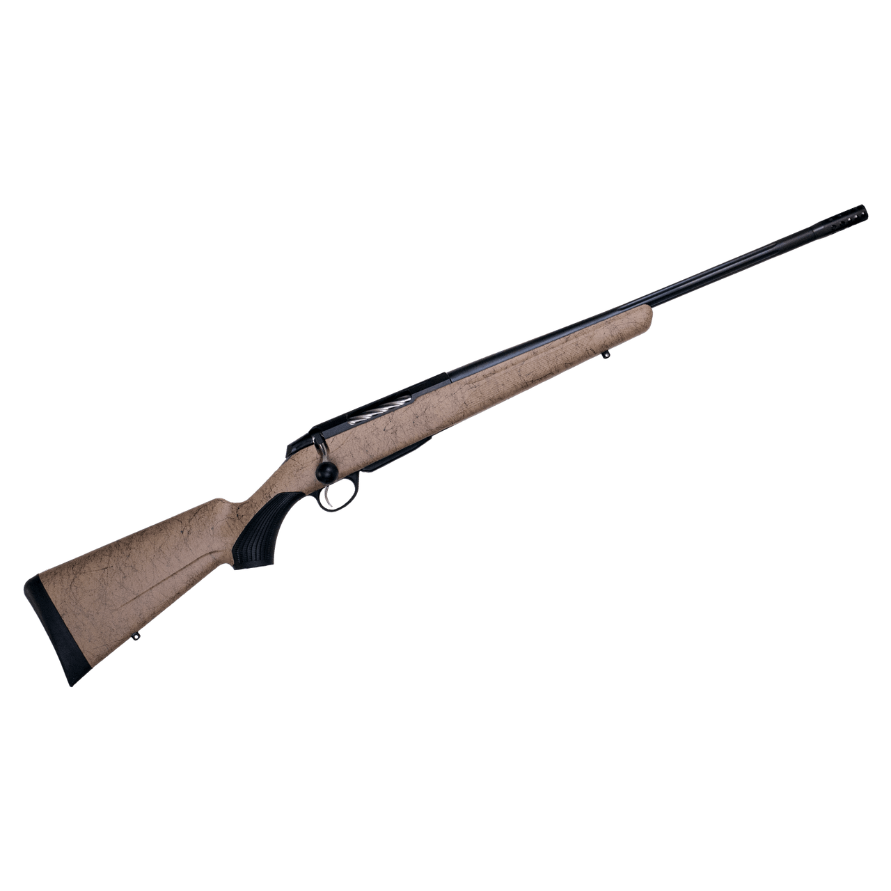 Tikka T3x 7mm PRC 24" Fluted Threaded Bbl 1:8 5/8in x 24 TPI LH Roughtech Tan Hunting Rifles JRTXRT47124