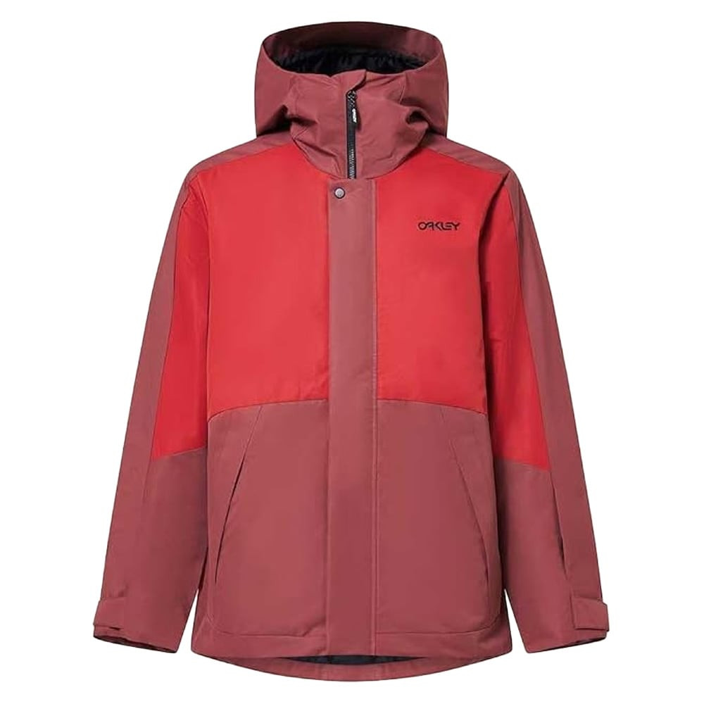 Oakley Men's Flame Red/Rosewood XL Snow Range RC Jacket 2.0