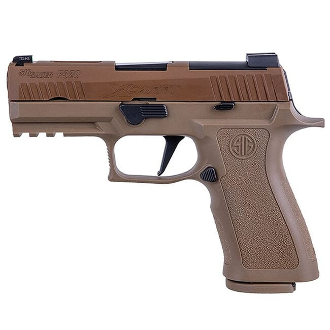 Sig Sauer P320, 9mm, 3.9", X-Series, Coyote, Striker, X-Ray 3 W/NS Plate, Mod Poly X Grip, (2) 17rd Steel Mag, Rail Pistol 320XCA-9-BXR3-COY