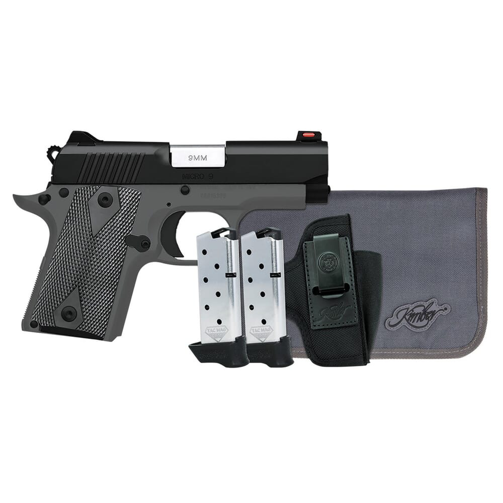 Kimber Micro 9 Shadow Ghost 9mm Handgun Ready-to-Carry Bundle w/Tac Mags 3300252