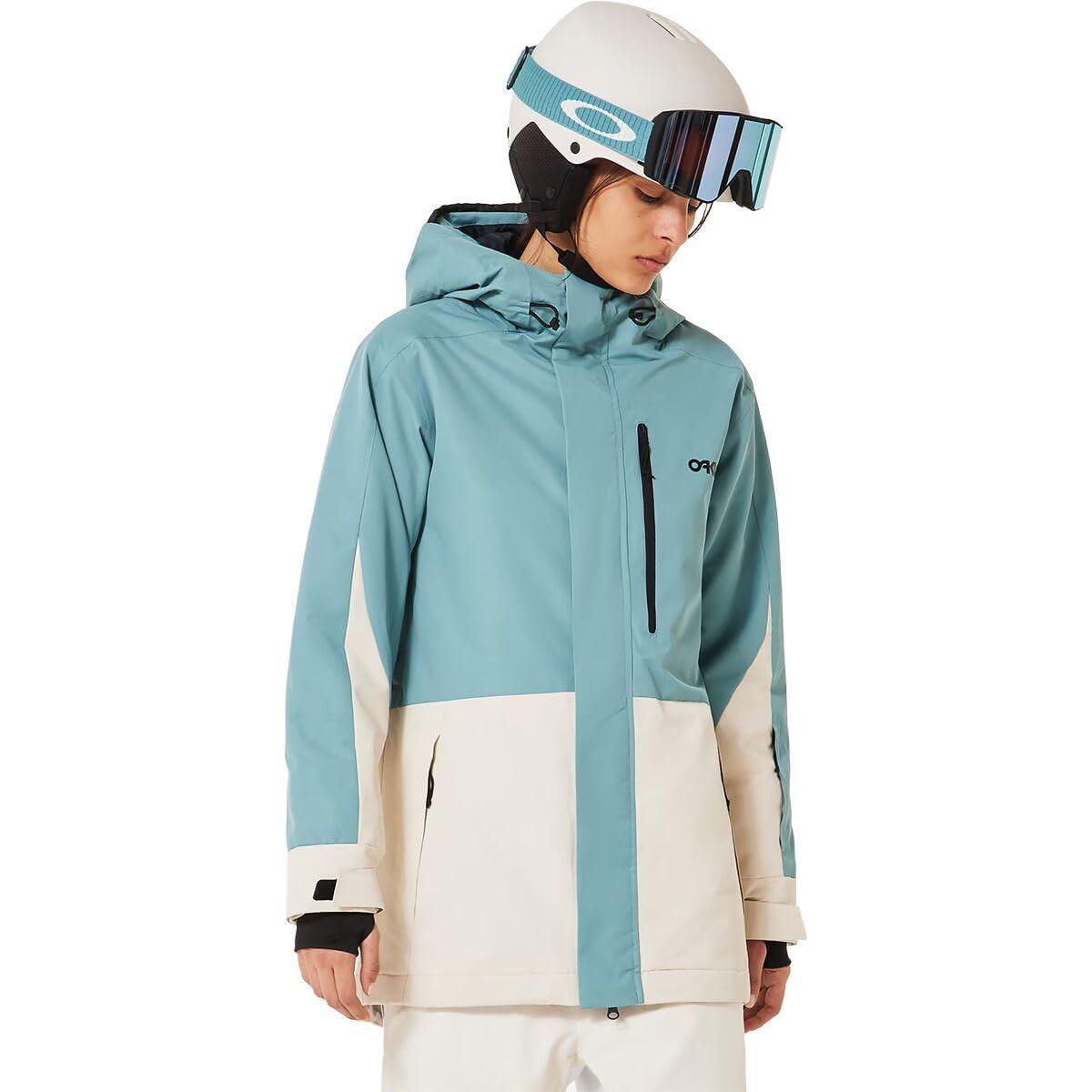 Oakley Women's Mist Pacific M Snow TNP TBT Insulated Jacket FOA500472-27U-M