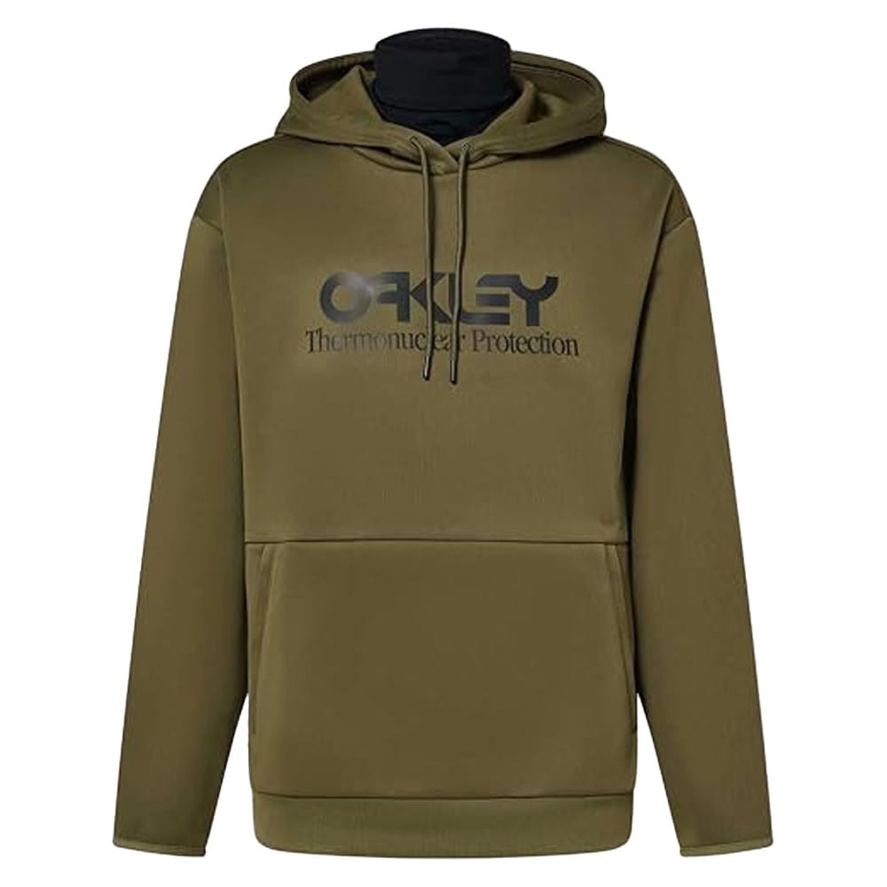 Oakley Men's Army Green Snow Rider Long 2.0 Hoodie FOA402381-7CE