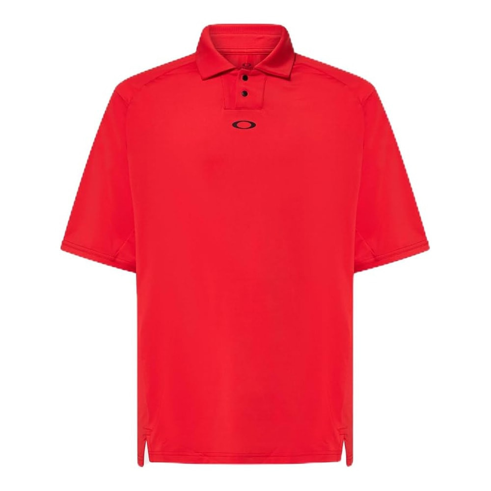 Oakley Men's Hibiscus Red Golf Oakley Reduct Polo FOA405494-4RL
