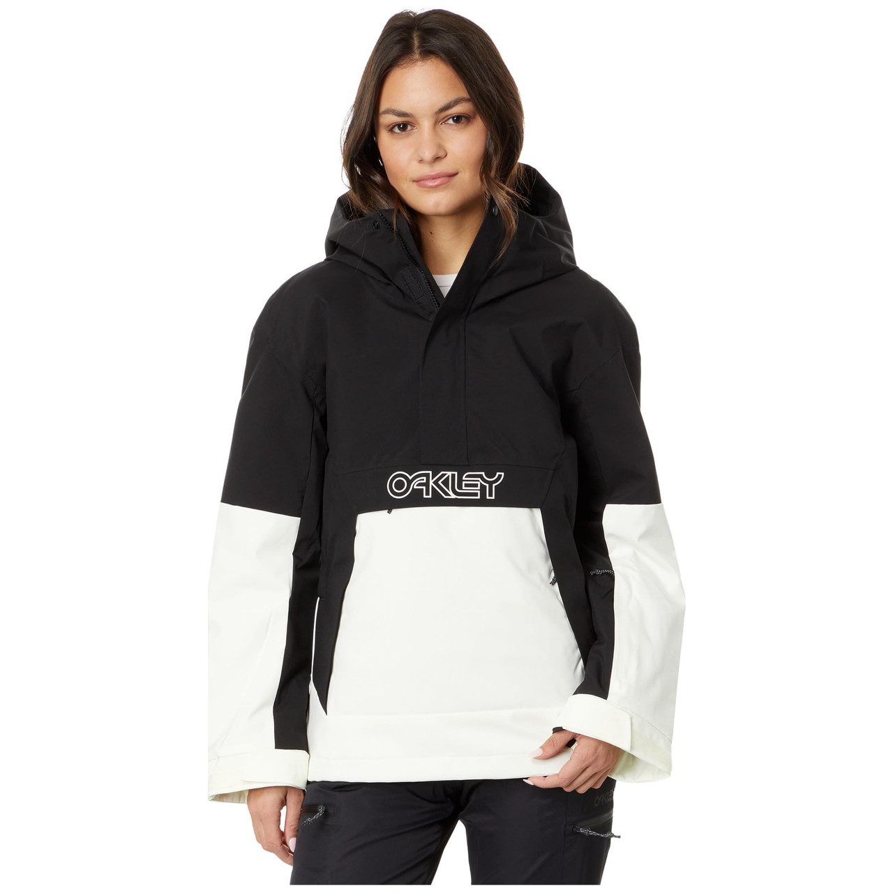 Oakley Women's Arctic White/Blackout Snow TNP TBT Insulated Anorak FOA500471-9WI