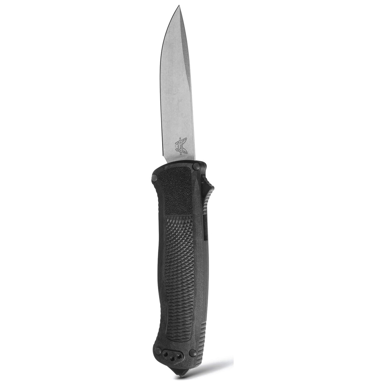 Benchmade Shootout Out-the-Front Auto Black Grivory Drop-Point Knife 5371-04