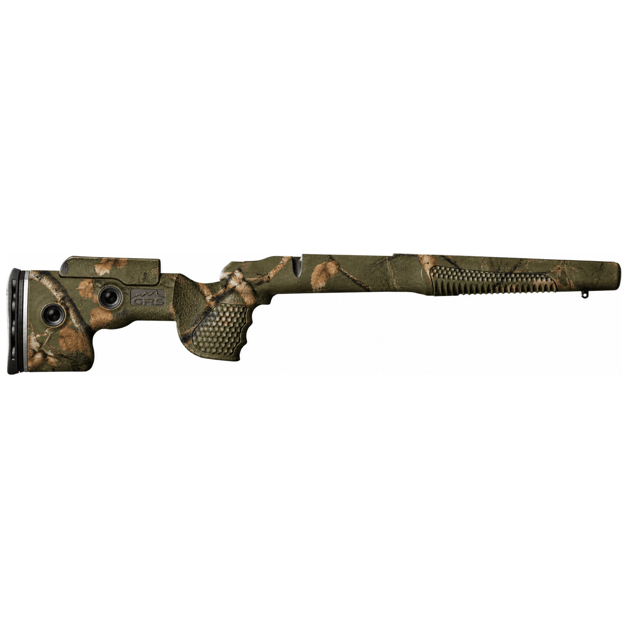 GRS Riflestocks Hydrodipped Fenris Bergara B14 Long-Action 755mm Stock w/ .5" Limbsaver, Adjustable LOP & Cheekpiece, Woodland Green 106506