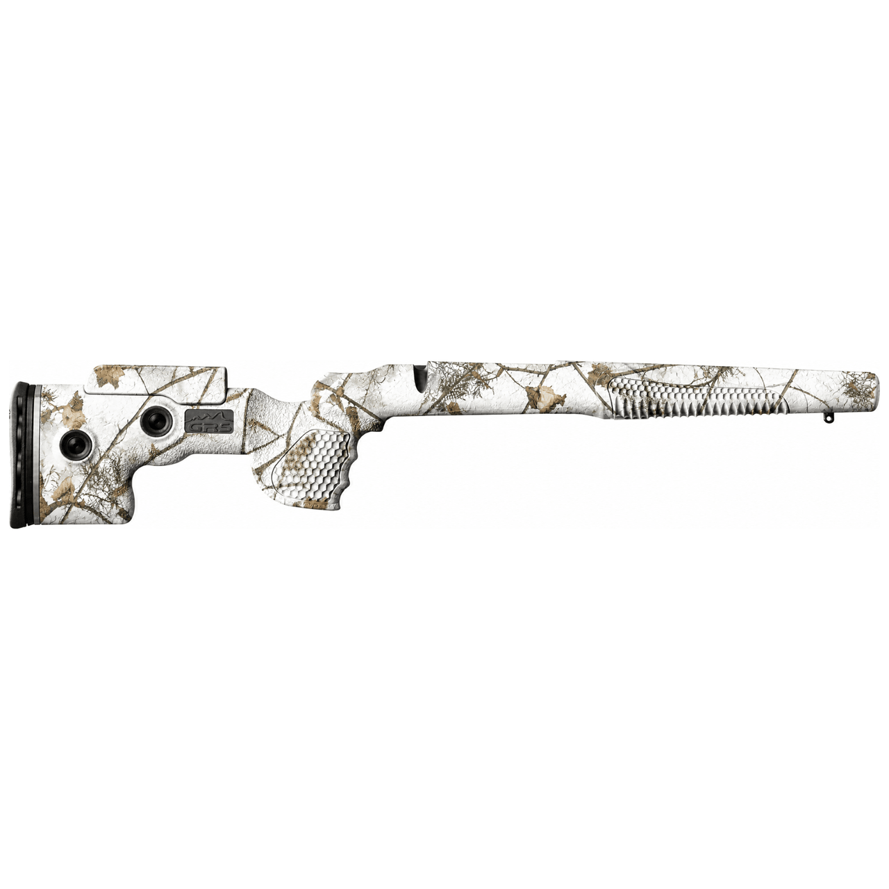 GRS Riflestocks Hydrodipped Fenris Tikka CTR/UTR 755mm Stock w/ .5" Limbsaver, Adjustable LOP & Cheekpiece, Snow Camoflage 106527