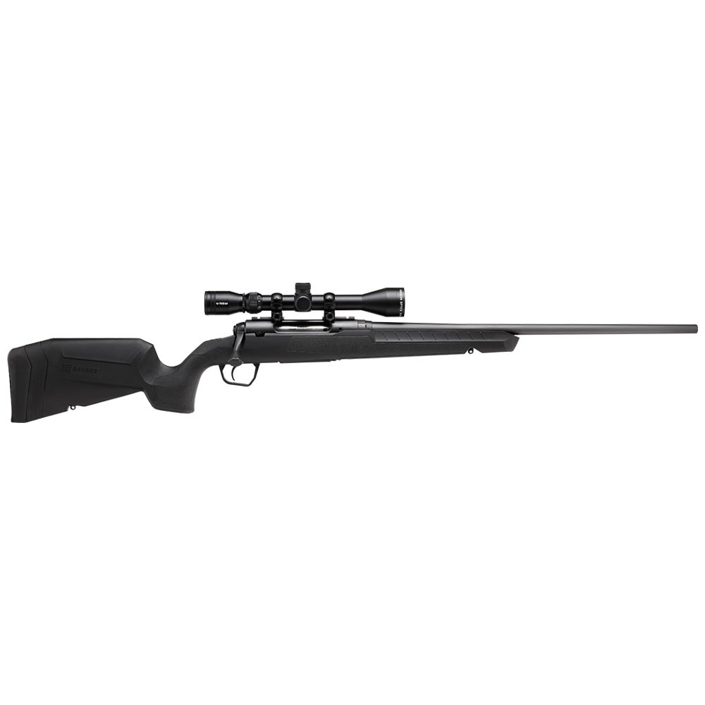 Savage Arms G4 Axis XP .25-06 REM 1:10" 5/8x24 20" Heavy Sporter Bbl Carbon Steel/Synth Matte BLK Rifle w/3-9x40 Scope 33083