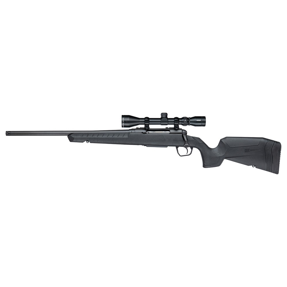 Savage Arms G4 Axis XP LH 5.56 NATO 1:7" 1/2x28 20" Heavy Sporter Bbl Carbon Steel/Synth Matte BLK Rifle w/3-9x40 Scope 33086