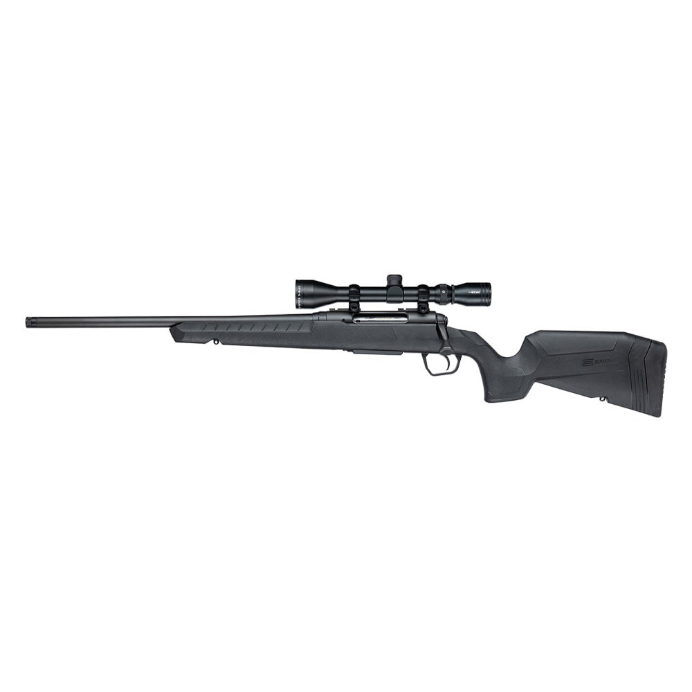 Savage Arms G4 Axis XP LH .25-06 REM 1:10" 5/8x24 20" Heavy Sporter Bbl Carbon Steel/Synth Matte BLK Rifle w/3-9x40 Scope 33094