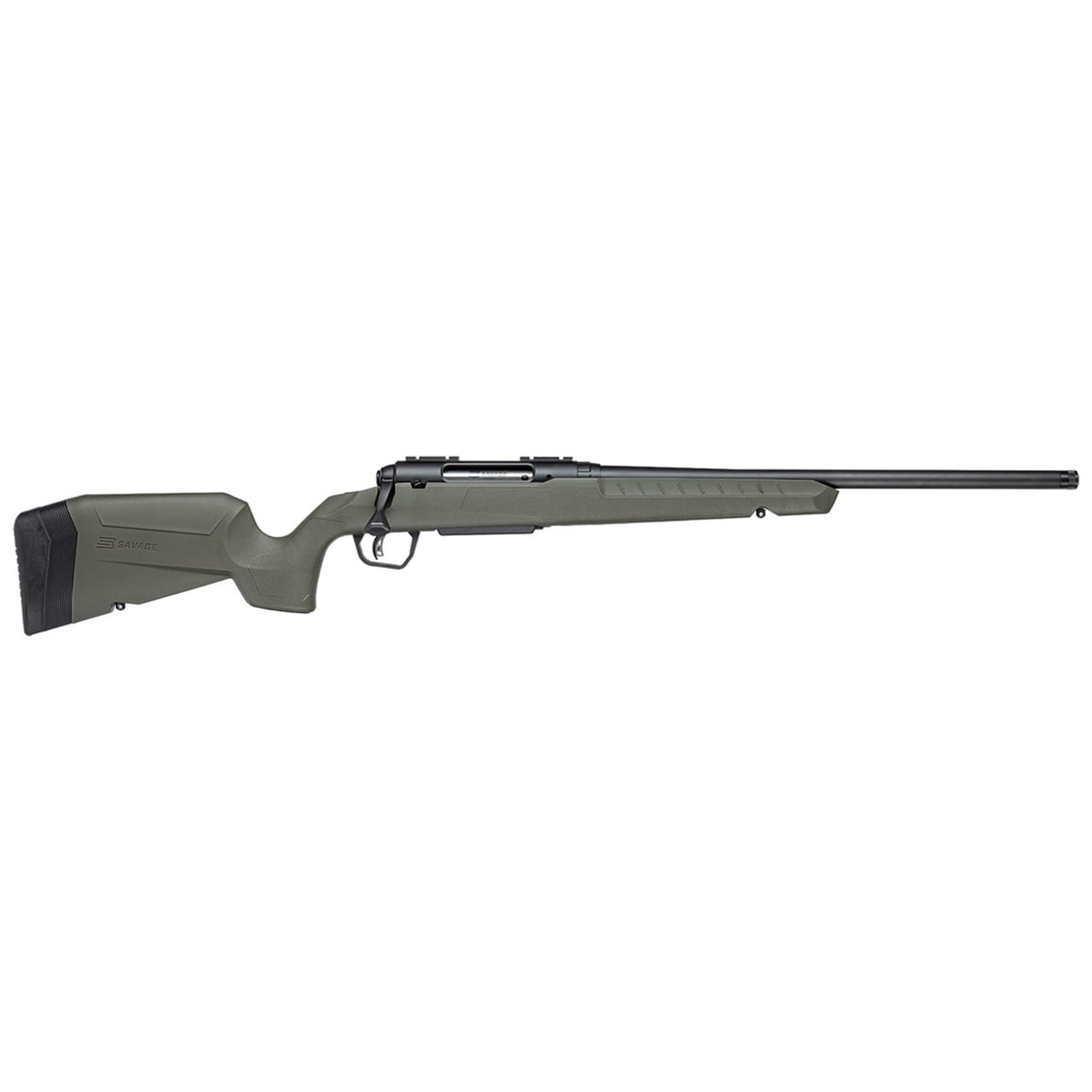 Savage Arms G4 Axis 2 Green 6.5 CM 1:8" 5/8x24 20" Heavy Sporter Bbl Carbon Steel/Synth Matte BLK Rifle 33115