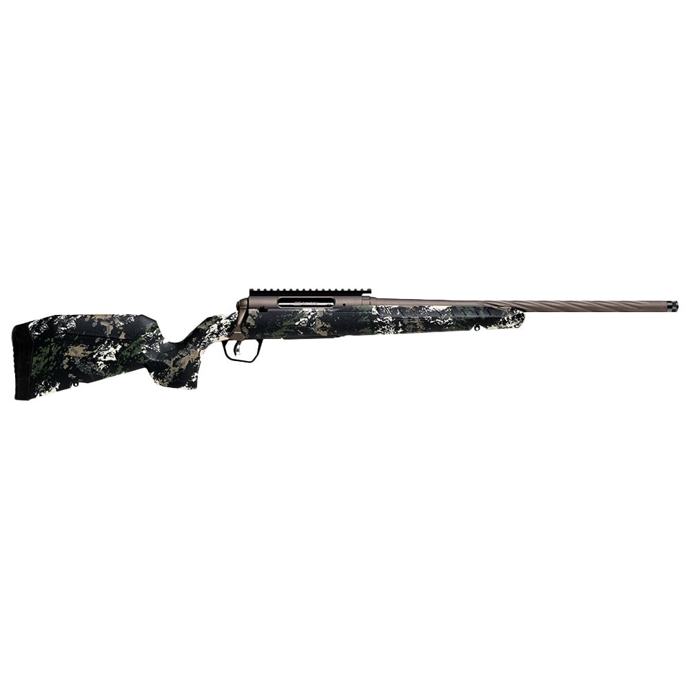 Savage Arms G4 Axis 2 Pro Forest SP Camo 6.5 CM 1:8" 5/8x24 20" Heavy Sporter Spiral Fluted Bbl Carbon Steel/Synth Gun Metal BRZ Rifle 33273