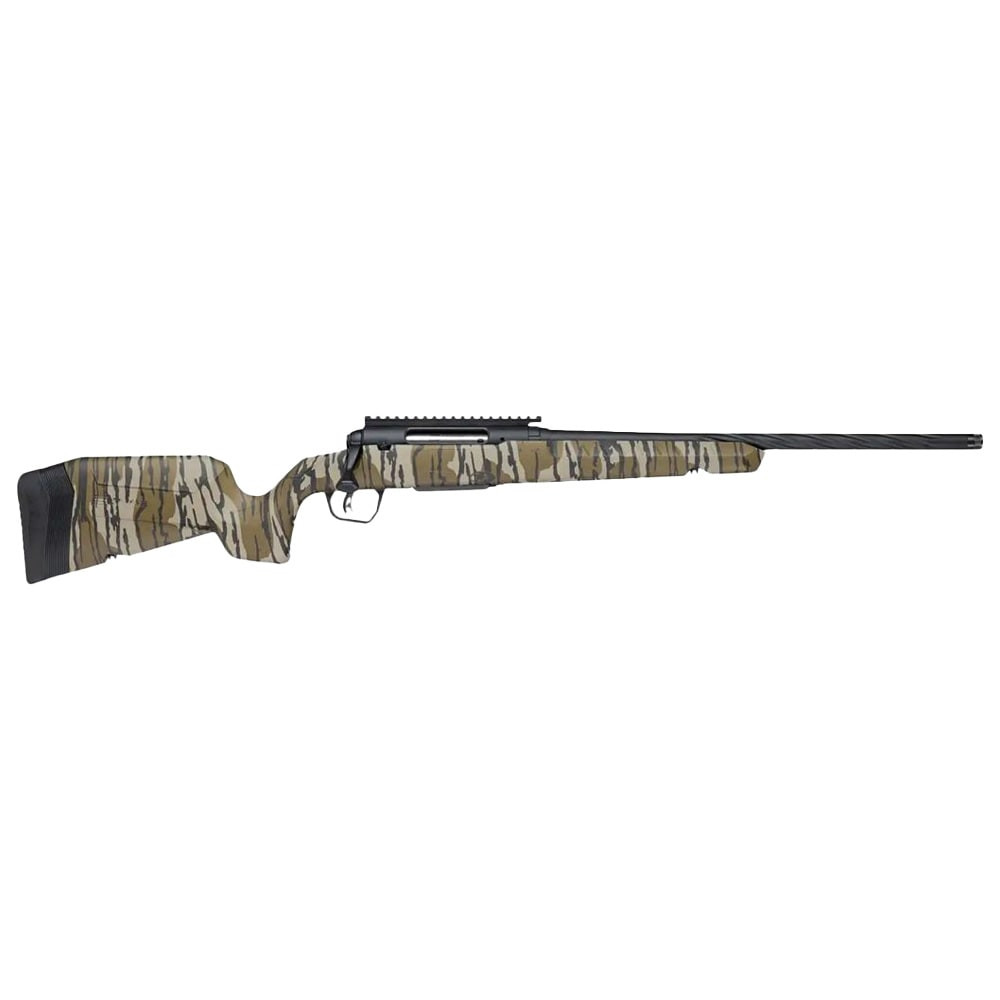 Savage Arms G4 Axis 2 Pro Original Bottomlands 5.56 NATO 1:7" 1/2x28 20" Heavy Sporter Spiral Fluted Bbl Carbon Steel/Synth BLK Ink Rifle 33297