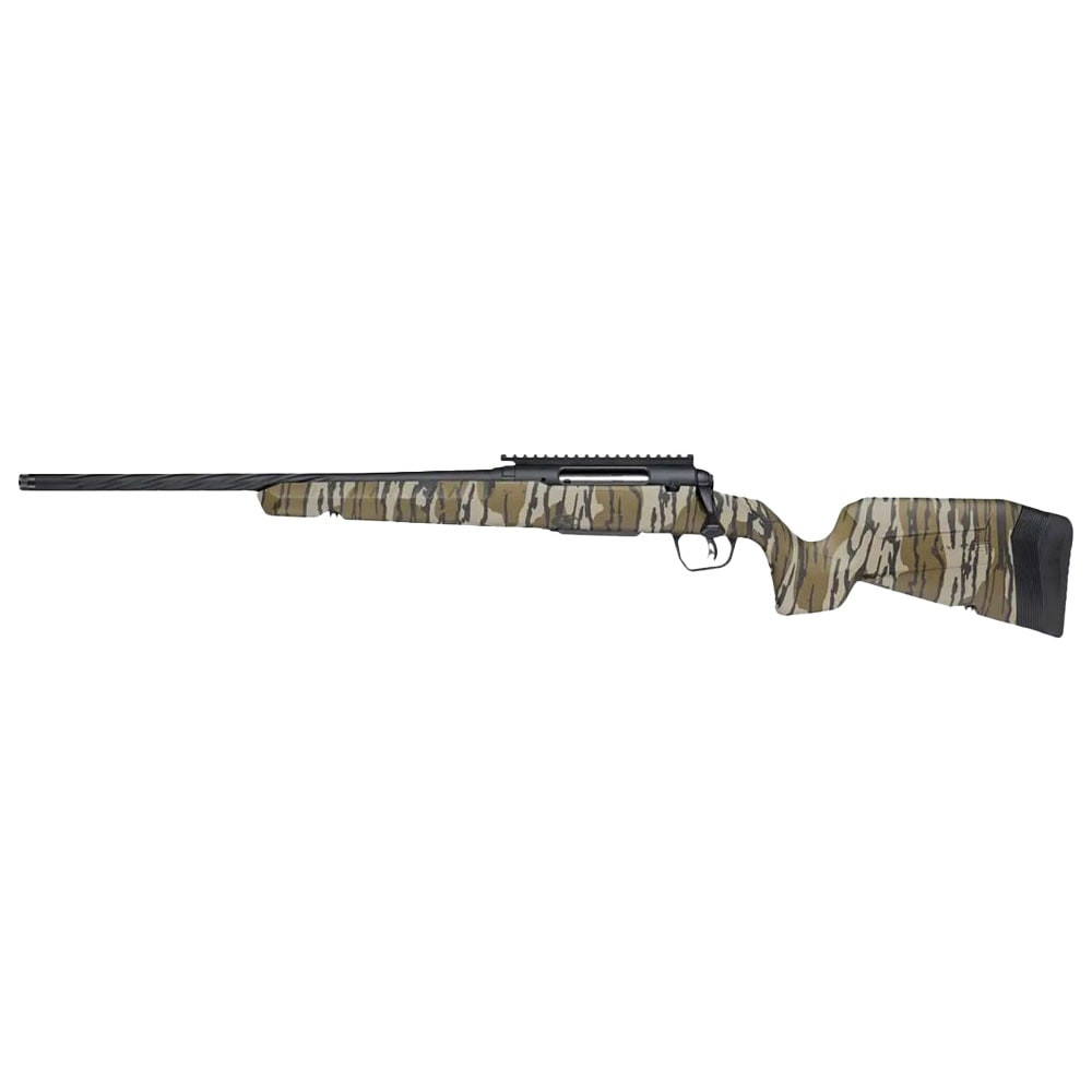 Savage Arms G4 Axis 2 Pro Original Bottomlands LH 5.56 NATO 1:7" 1/2x28 20" Heavy Sporter Spiral Fluted Bbl Carbon Steel/Synth BLK Ink Rifle 33312