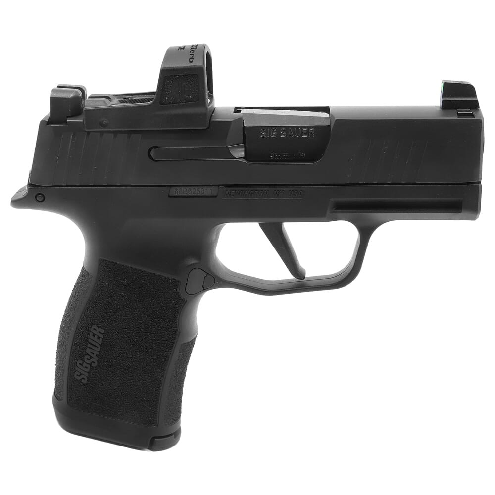 Sig Sauer P365X 9mm 3.1" Bbl Micro Compact Low-Capacity Pistol w/(2) 10rd Mags, XRAY3, Mod Poly Grip & ROMEOZero Elite 365X-9-BXR3-RXZE-10