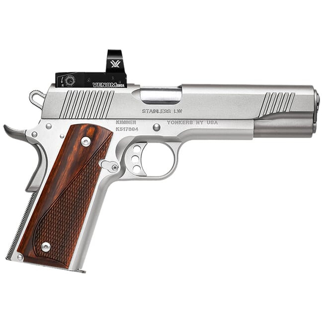 Kimber Stainless LW .45 ACP 8rd Pistol w/ Vortex Venom 6 MOA Red Dot Installed 3700633