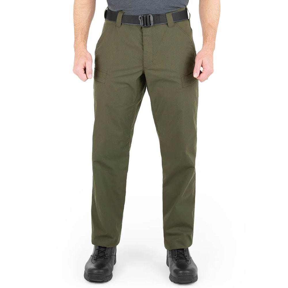 First Tactical Men's A2 Pants 2-Way Stretch Water Resistant Double-Dyed OD Green 114038-830