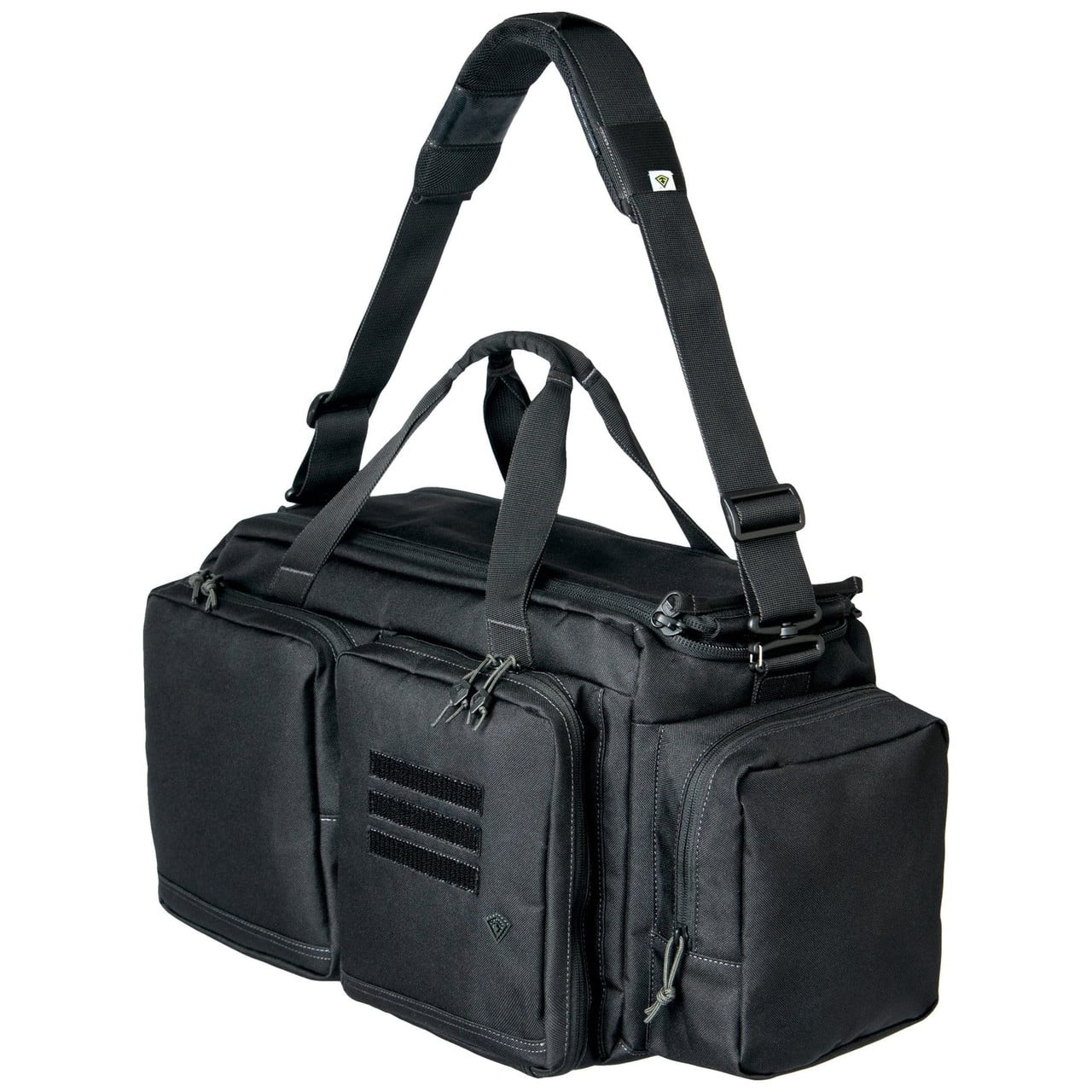 First Tactical Recoil Range Bag 40L  Black w/ Pull-Out Carrier & YKK Zippers 180000-019-1SZ