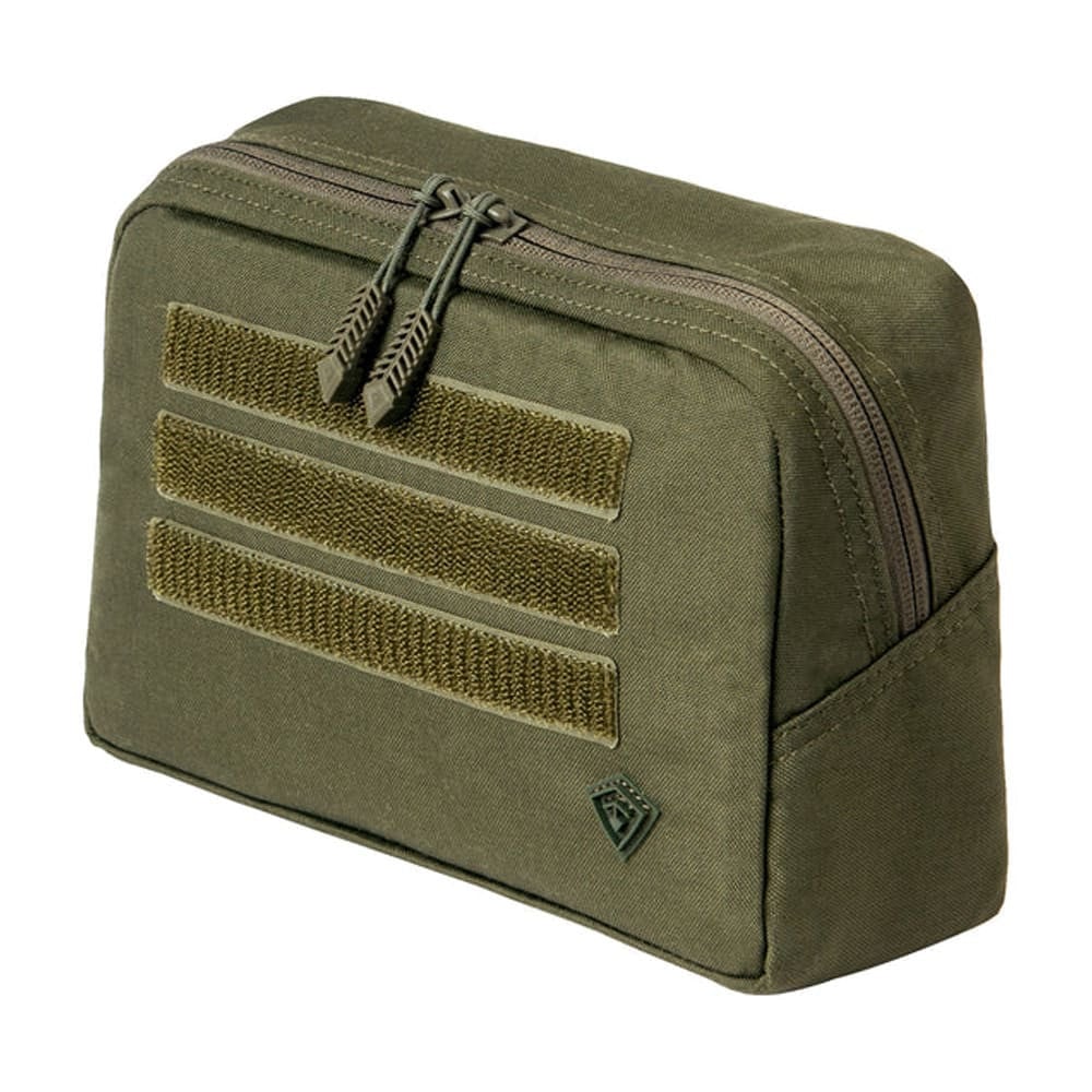 First Tactical Tactix 9x6" 500D Nylon OD Green Utility Pouch w/ Reversible Foam Sleeve 180013-830-1SZ