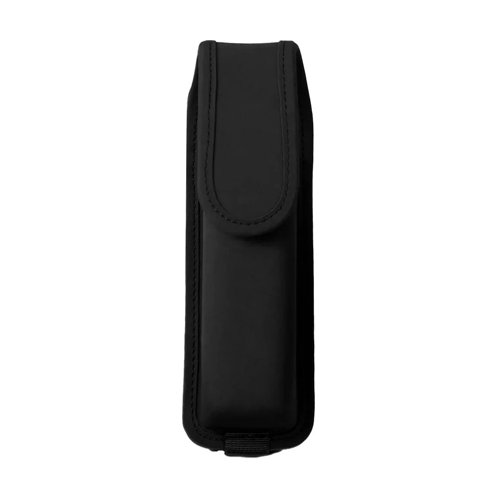 First Tactical Pro Duty Flashlight Case Medium 7x2.25x1.25" Black w/ MOLLE Strap & Snap Closure 180097-019-1SZ