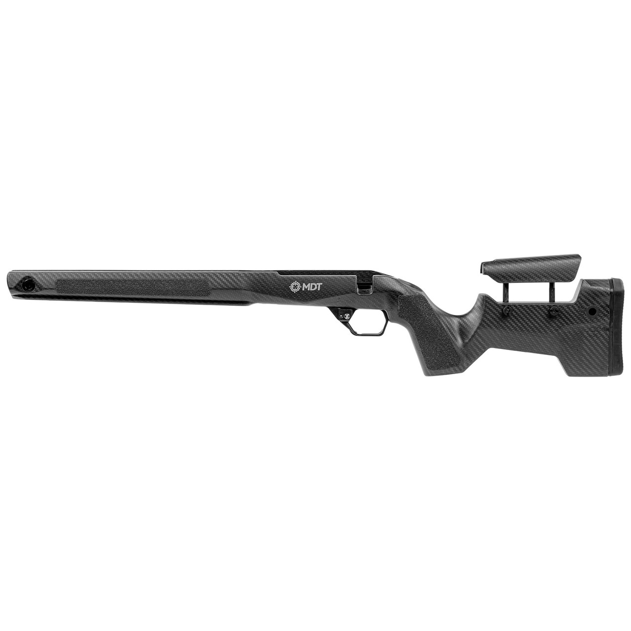 MDT CRBN Hunter Kit Rem 700 Short Action Left-Hand LH Fixed ARCA Clearcoat Carbon Fiber (CCF) Chassis System 116134-CCF
