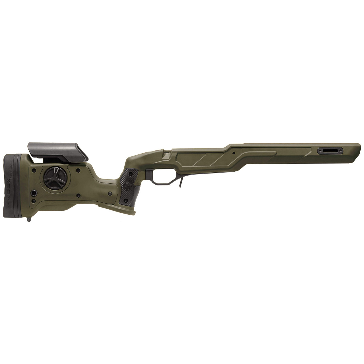 Cadex Defense Strike Nuke Evo for Tikka T3/T3X CTR SA RH Field Comp Skele Fixed for Tikka T3/T3X Tikka CTR Mag ODG Chassis STKNUK-CTR-RH-SA-INAA-ODG