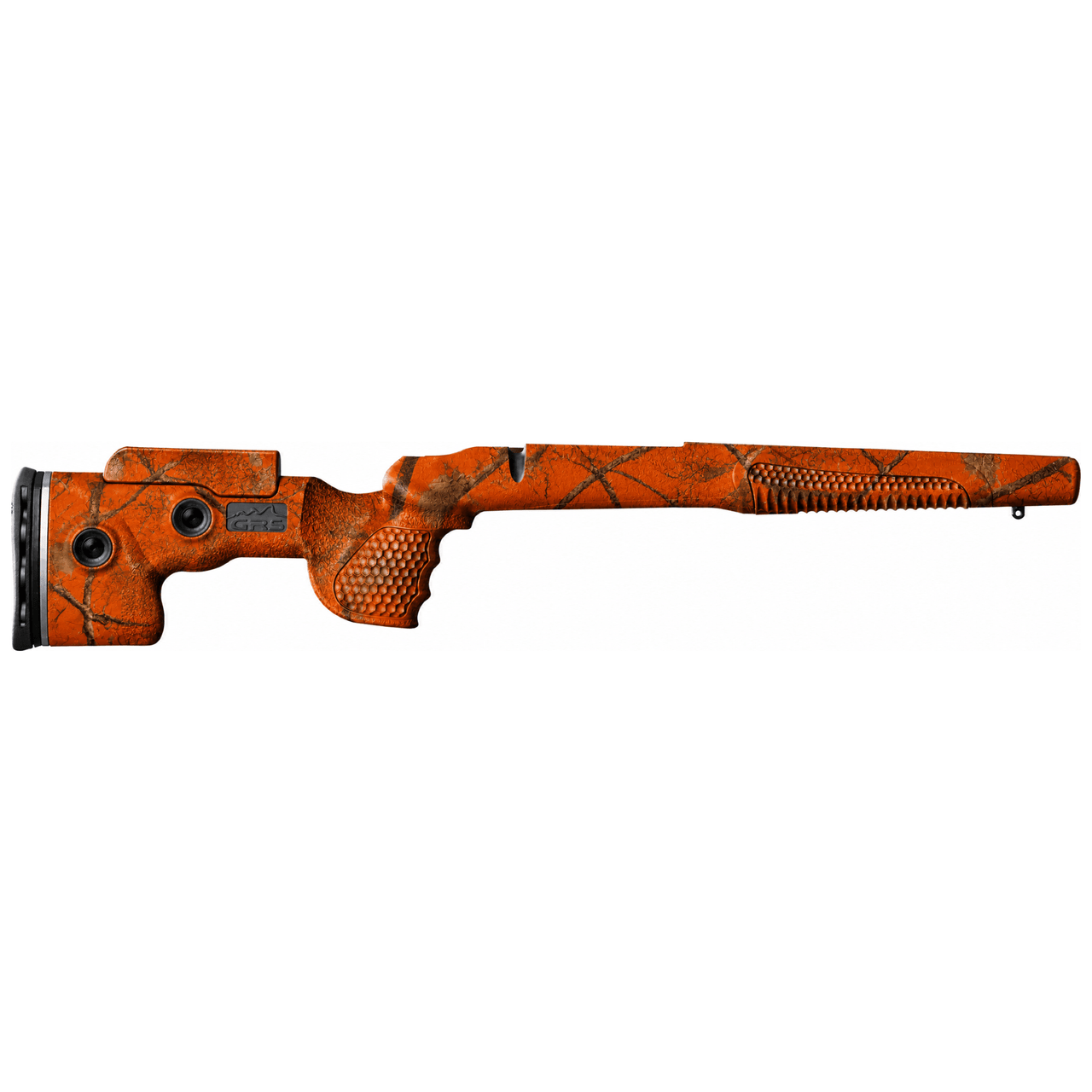 GRS Riflestocks Hydrodipped Fenris Bergara B14 Long-Action HMR 755mm Stock w/ .5" Limbsaver, Adjustable LOP & Cheekpiece, Woodland Orange 106520