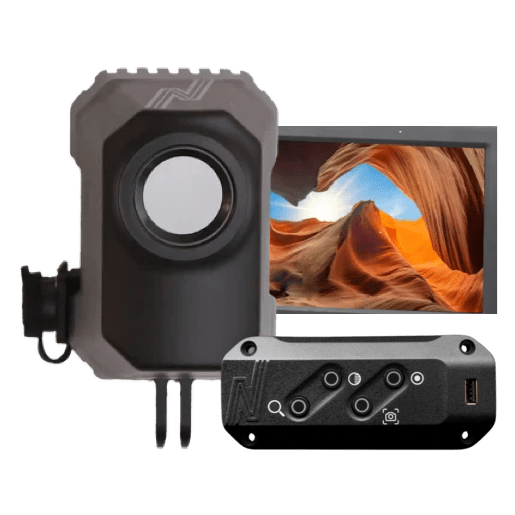 NightRide Trailblazer 640 USB Grille Thermal Camera w/HDMI Controller & Monitor NRTCM640-GU