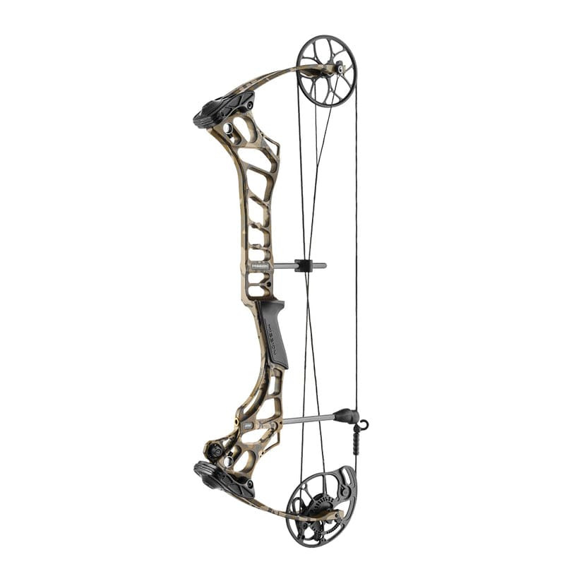 Mission by Mathews Stryde 28 RH Standard Limbs Mossy Oak Bottomlands Compound Bow SJTRH