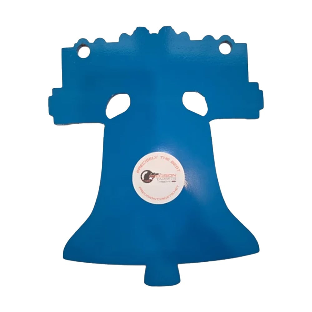 Precision Targets AR500 Small Liberty Bell Gong 8x9.5" 1/4" Thick Steel Target AR500 Small Liberty Bell Gong 8x9.5" 1/4" Thick