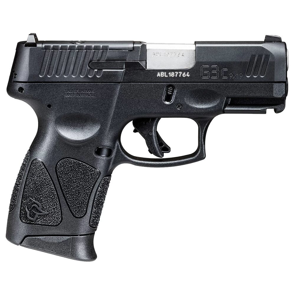Taurus G3C 9mm 3.26" Bbl Black Optics-Ready Pistol w/(2) 10rd Mags 1-G3CP931-2x10
