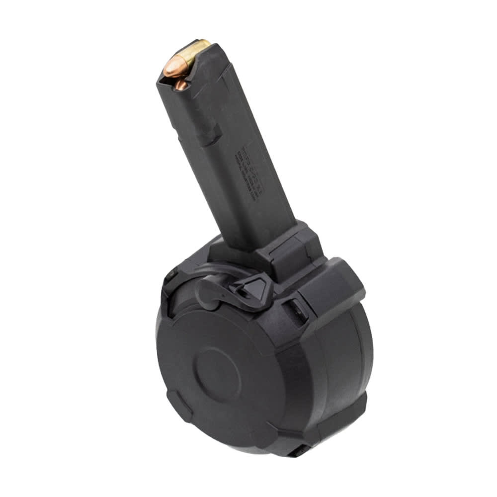 Magpul PMAG D-50 GL9 9mm 50rd Black Polymer Drum Magazine MAG1033-BLK