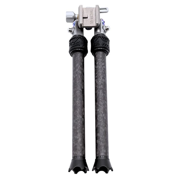 Tricer UL Titanium Head & Inverted Carbon Legs Pic Compatible Tilt Locking Lever Ultralight Hunting Bipod UL-BIP-3