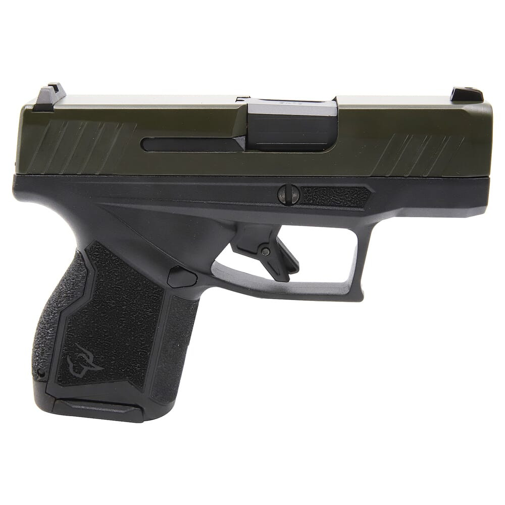 Taurus Taurus GX4 9mm Bk/MS Green 3" Pistol w/(2)11rd Mags 1-GX4M93B