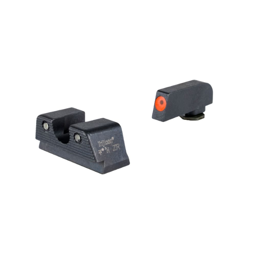 Trijicon HD XR Suppressor/Optic Height Night Sights w/Green Trit Rear & Orange/Green Trit Front for Glock 42,43,43x,43X MOS, 48, 48 MOS GL343-C-601164