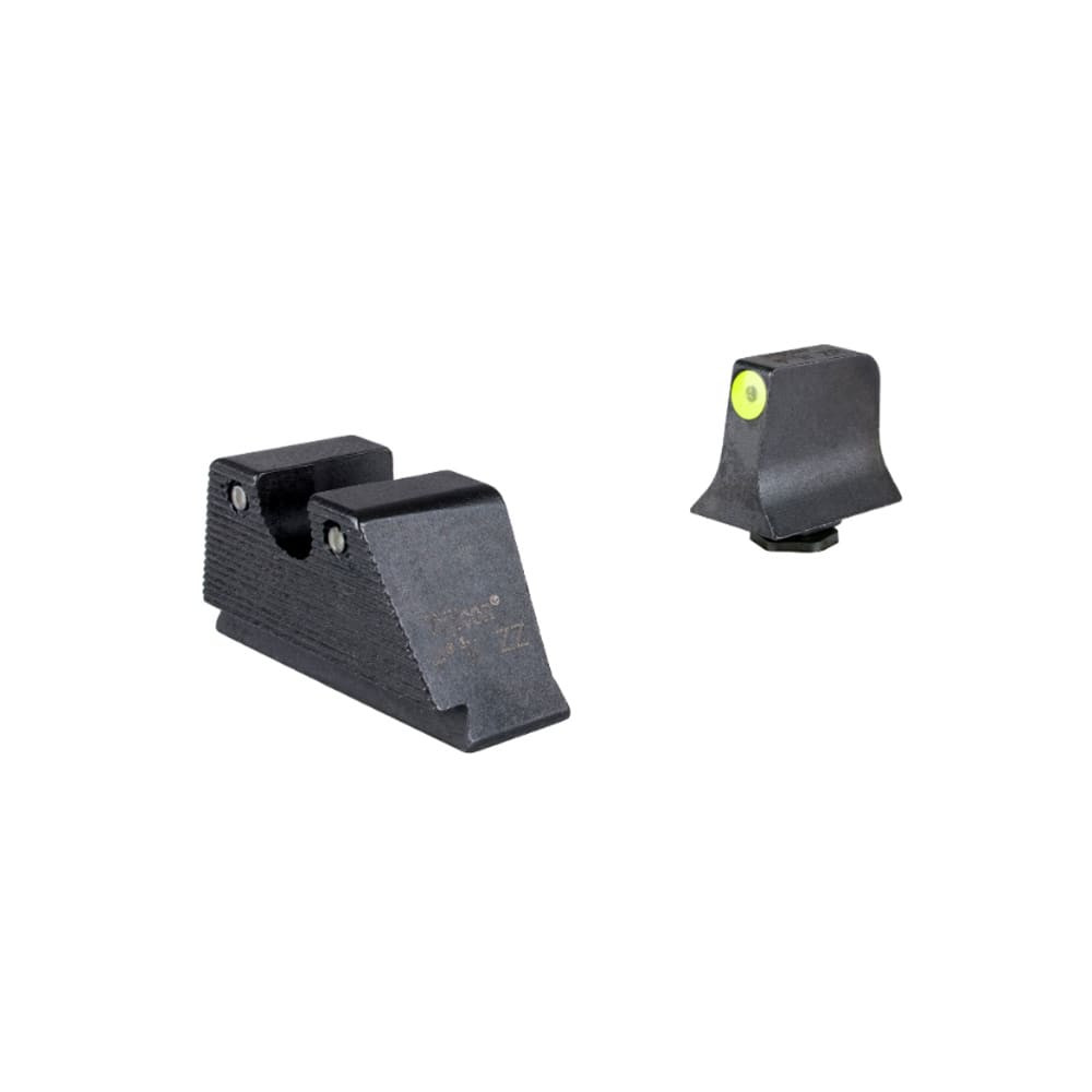 Trijicon HD XR Suppressor/Optic Height Night Sight Set w/ Green Tritium Rear & Yellow/Green Tritium Front for Glock Standard Frames MOS GL314-C-601181