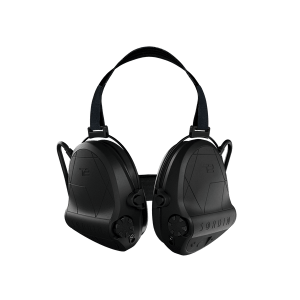 Sordin T2 Memory Foam Neckband Black Hearing Protector 303004-20P