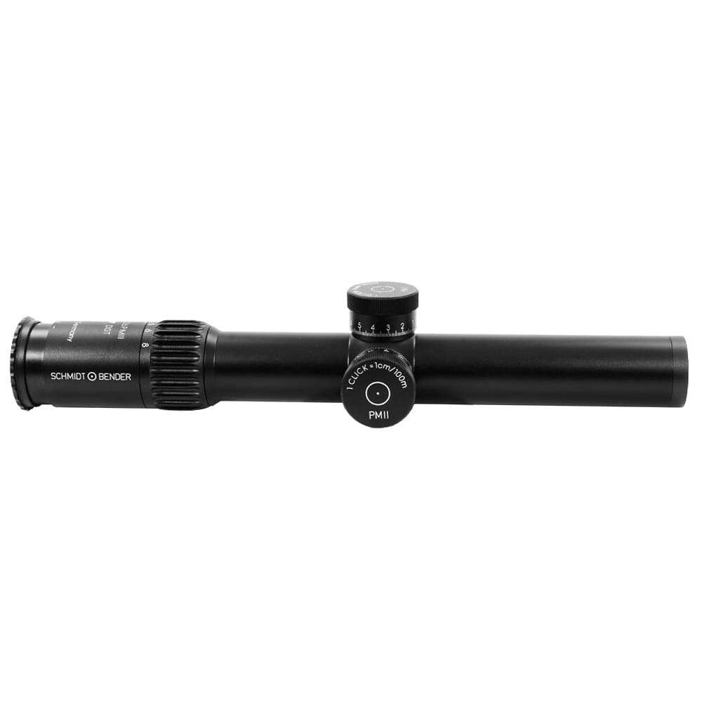 Schmidt Bender 1.5-8x26 PM II ShortDot FD CQB 1cm ccw ST / ST Black Riflescope 639-911-907-G2-E4