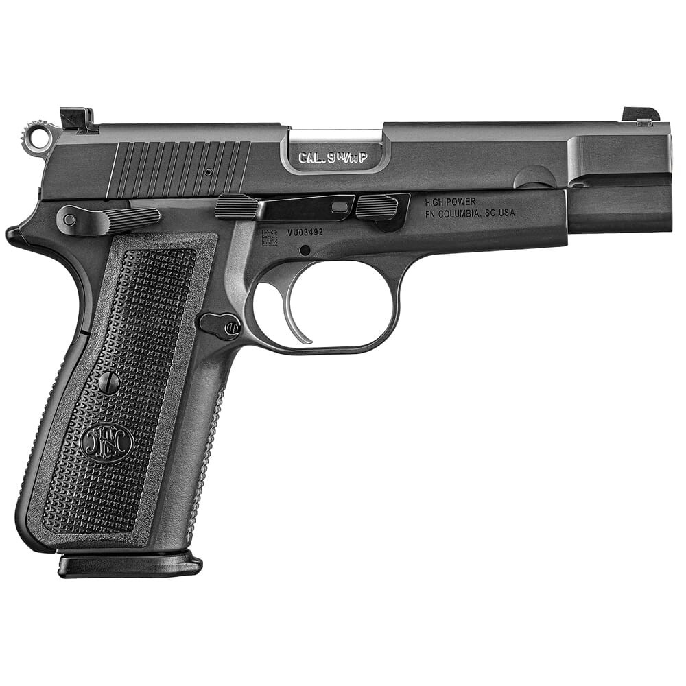 FN America High Power 9mm 4.7" Bbl Black DS Pistol w/(2) 17rd Mags 66-100256
