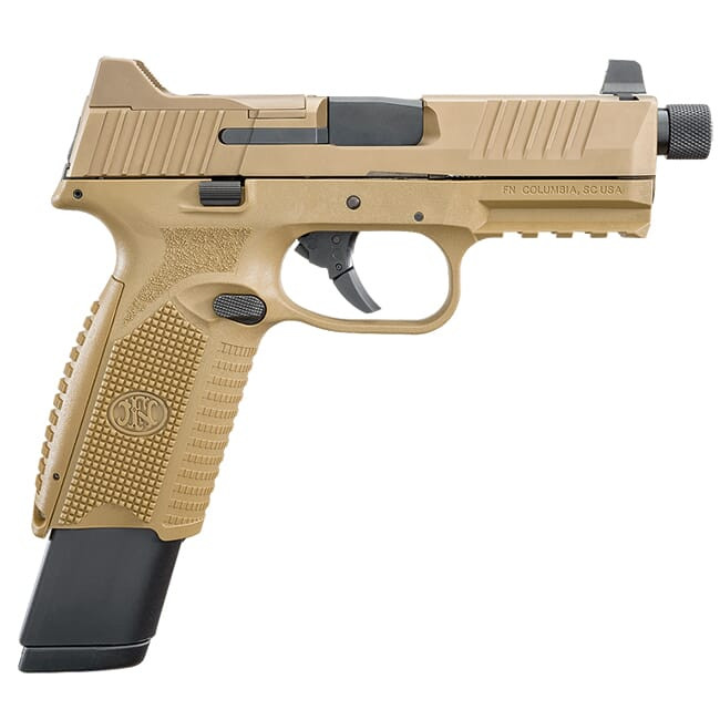 FN 509 Tactical 9mm NMS NS 10rd Optics Ready FDE Pistol 66-100383